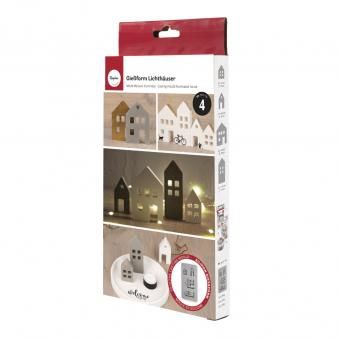 Silicone gietmal lichthuisjes