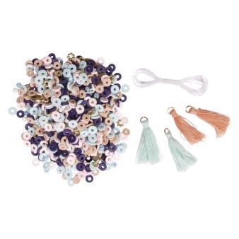 Heishi kralen set van polymeerklei  arabisch blauw