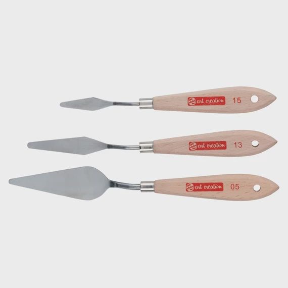 Set van 3 schildersmessen
