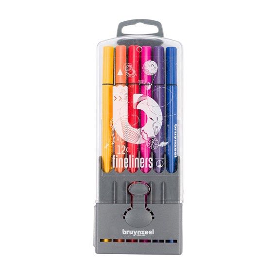 Fineliner etui 12