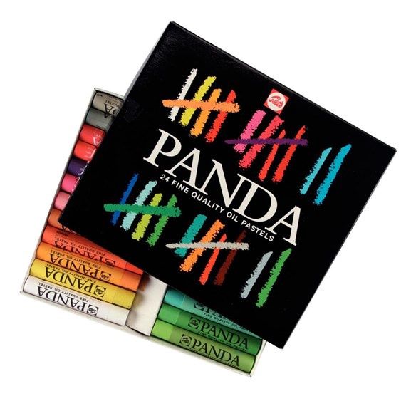 Panda oil pastels 24st