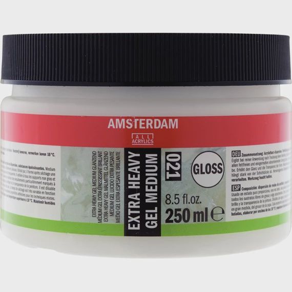 Extra heavy gel medium glans pot 250 ml