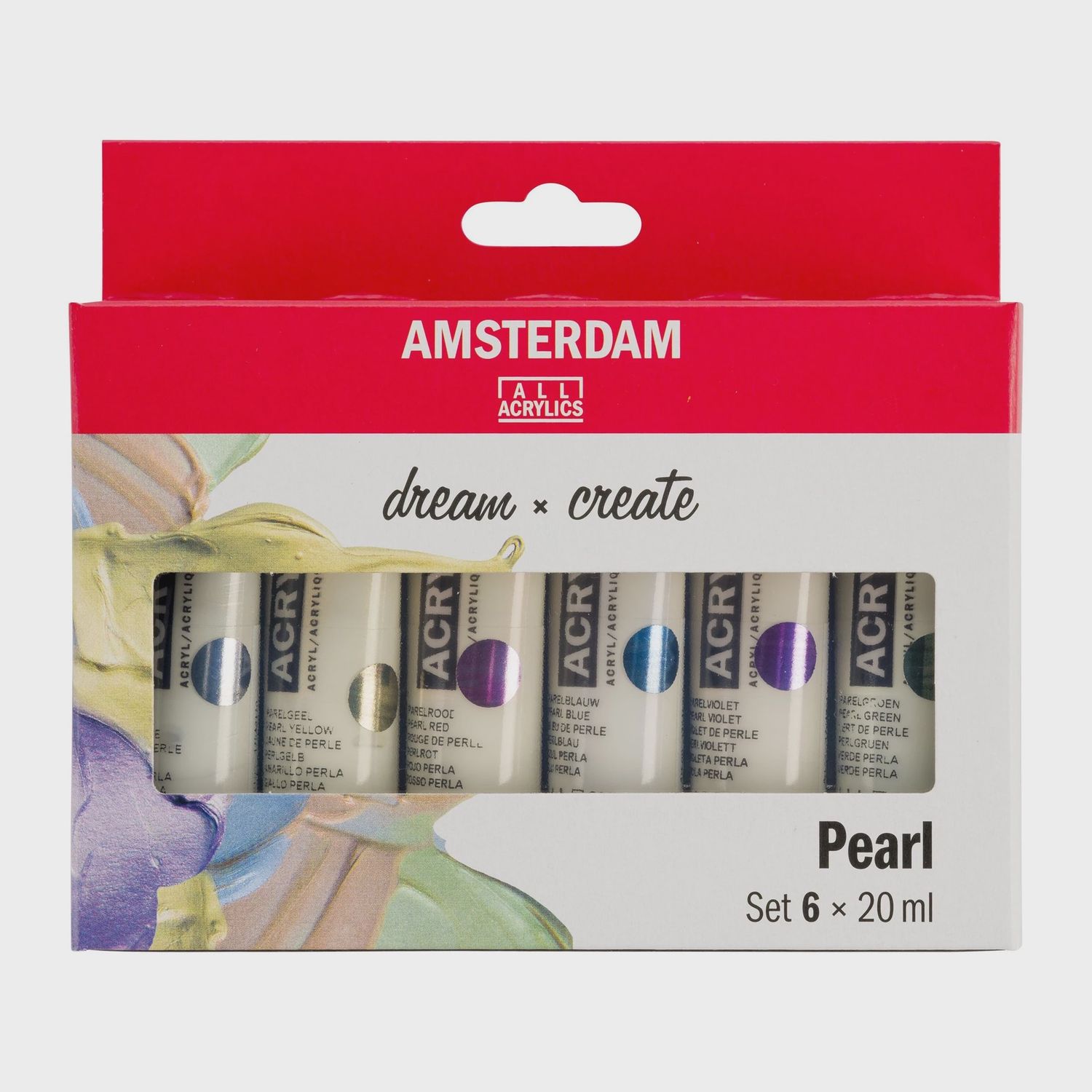 Standard Series acrylverf parelmoer set | 6 × 20 ml