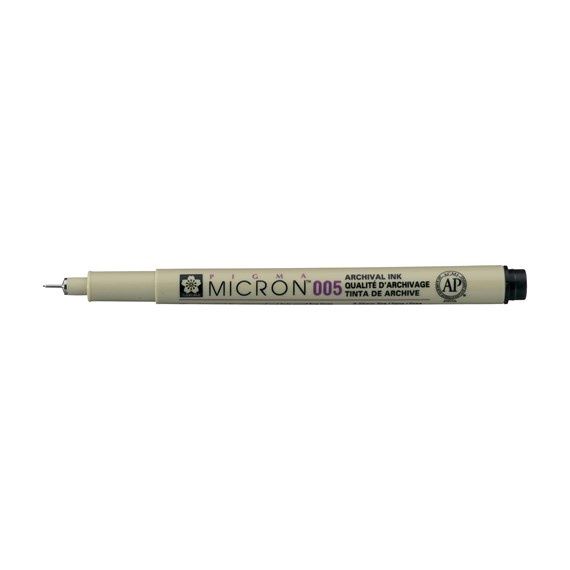 Pigma Micron 005 - 0.20 mm - Zwart