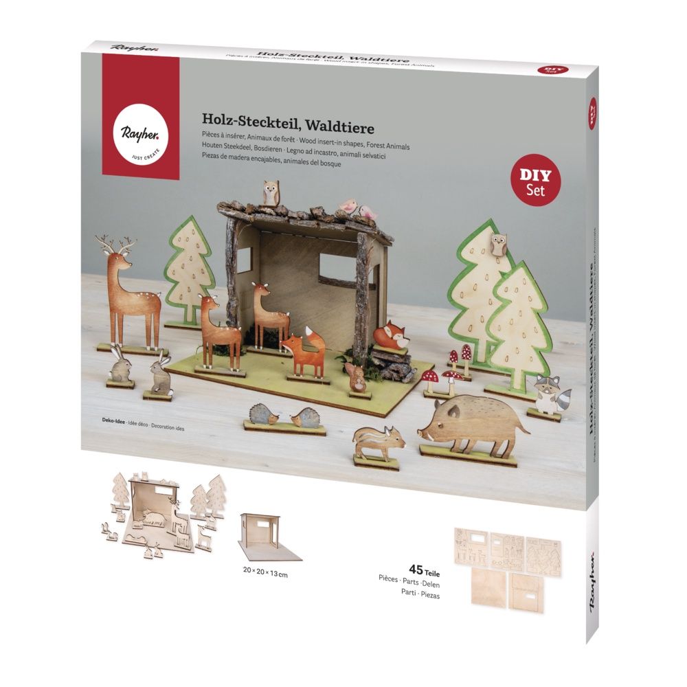Houten delen Bosdieren