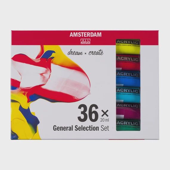 Standard Series acrylverf algemene selectie set | 36 × 20 ml