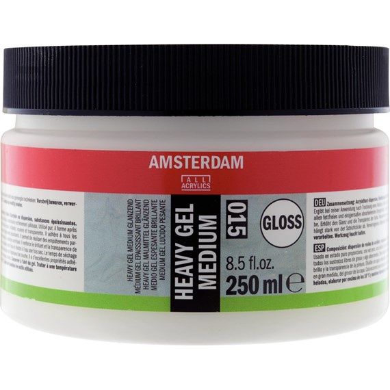 Heavy gel medium glanzend 250ml