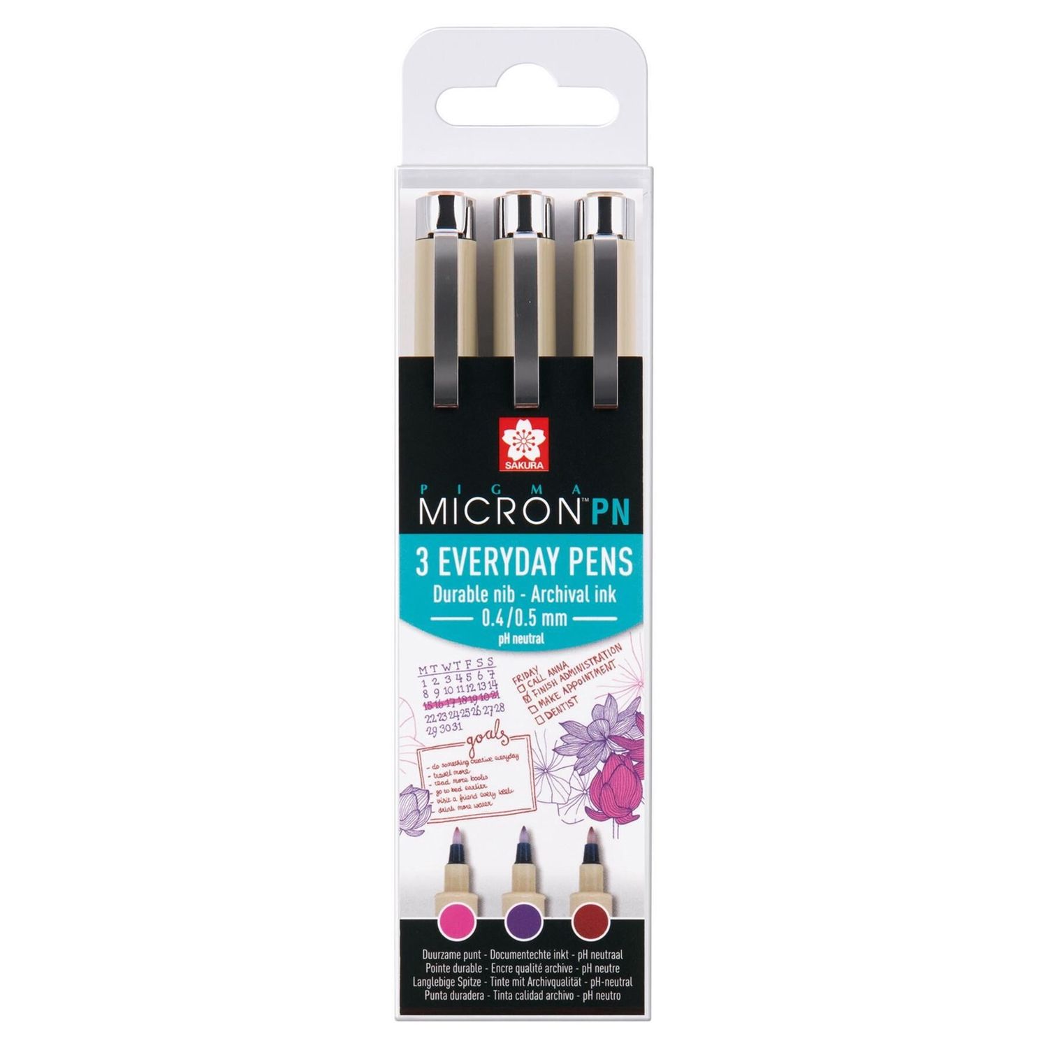 Pigma Micron PN crafts-set 3 kl.