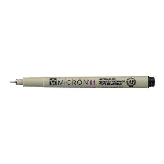 Pigma Micron 01 - 0.25 mm - Zwart