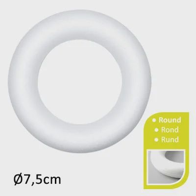 Styropor ring Ø7,5cm