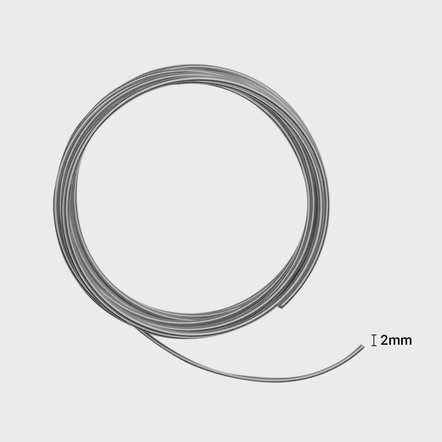 Aluminium draad 2mm zilver