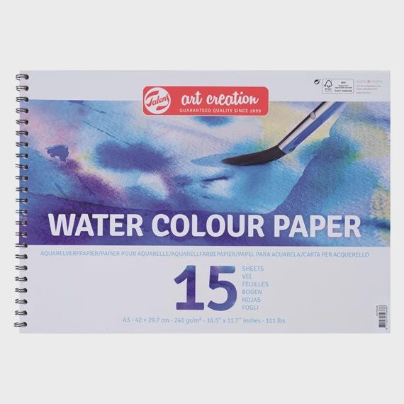 Aquarelverfpapier A3 250 g 15 Vellen