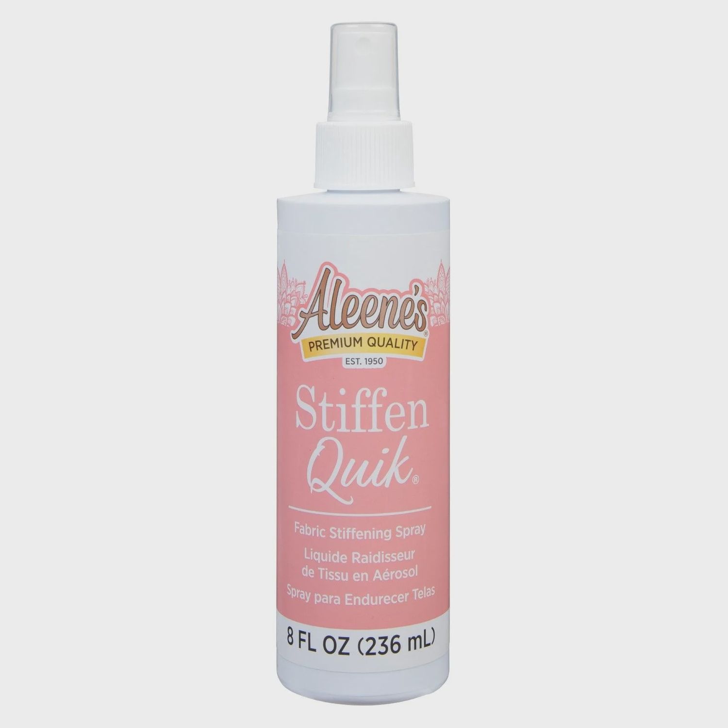 Stiffen-Quick fabric stiffening spray