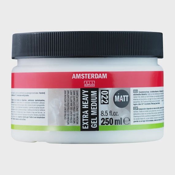 Extra heavy gel medium mat 022 pot 250 ml