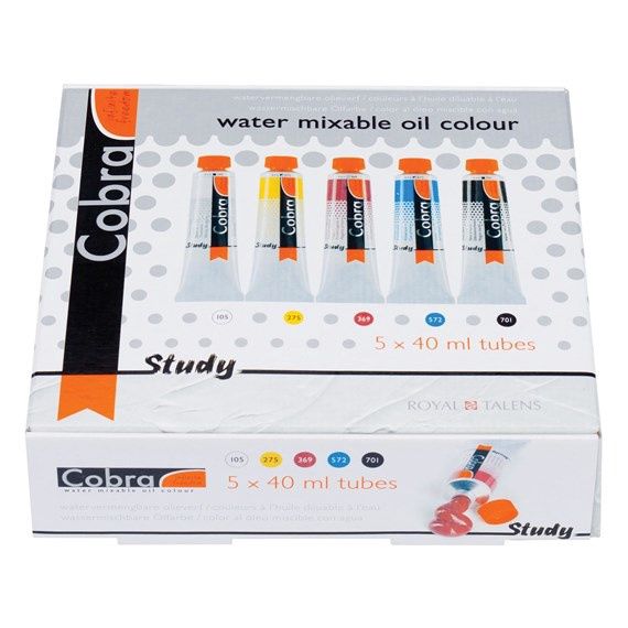 Study Olieverf Primaire Set 5 x 40 ml