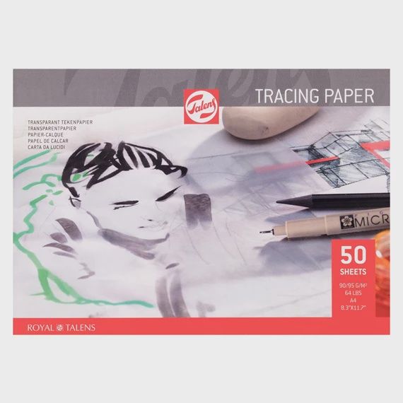 Overtrekpapier A4 90G 50 Vellen