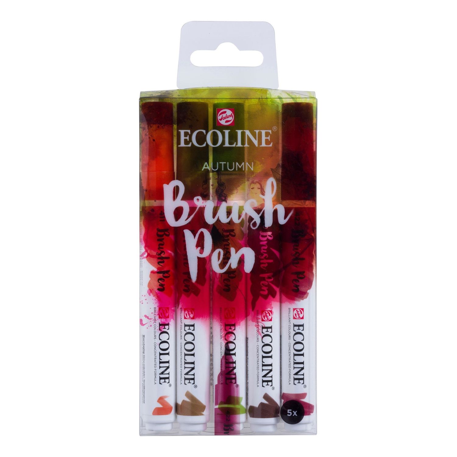 Brush Pen set Herfst | 5 kleuren