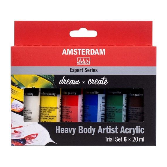 Expert acrylverf 6 x 20 ml