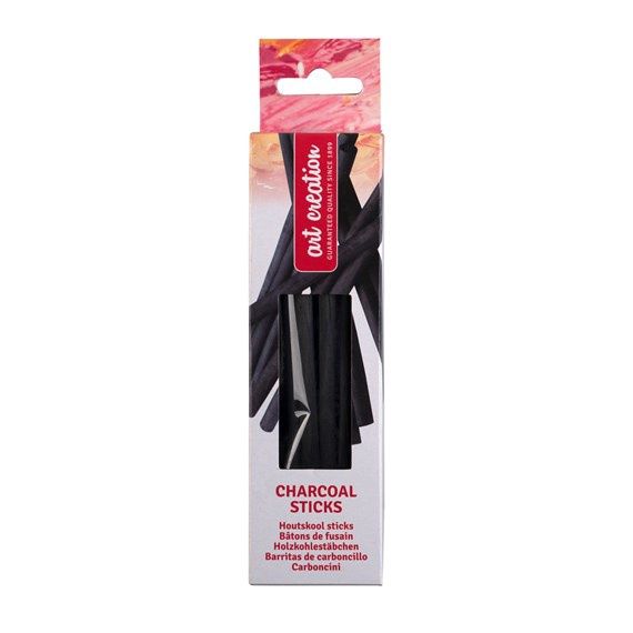 Houtskool Sticks (10 Stuks)