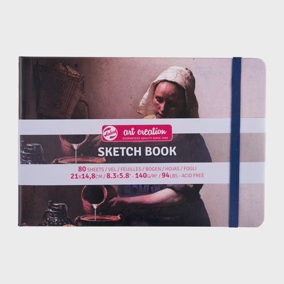 Schetsboek Het melkmeisje | 21 x 14,8 cm, 140 g, 80 vellen
