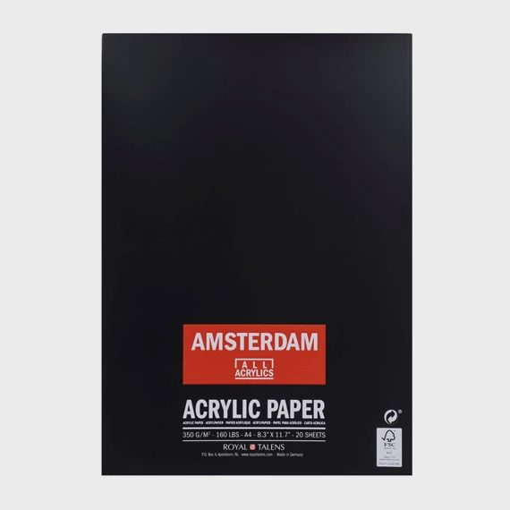 Acrylpapier | 21 x 29,7 cm (A4), 350 g, 20 vellen