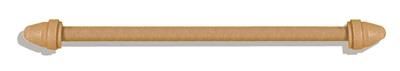 Wandtapijtstok naturel 15 cm
