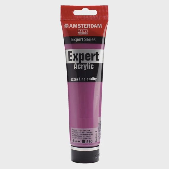 Expert acrylverf 150 ml -590- Permanentroodviolet Dekkend