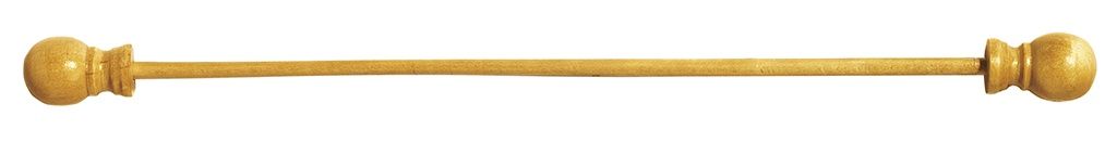 Wandtapijtstok naturel 27 cm