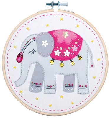 Knutselkit met vilt Olifant