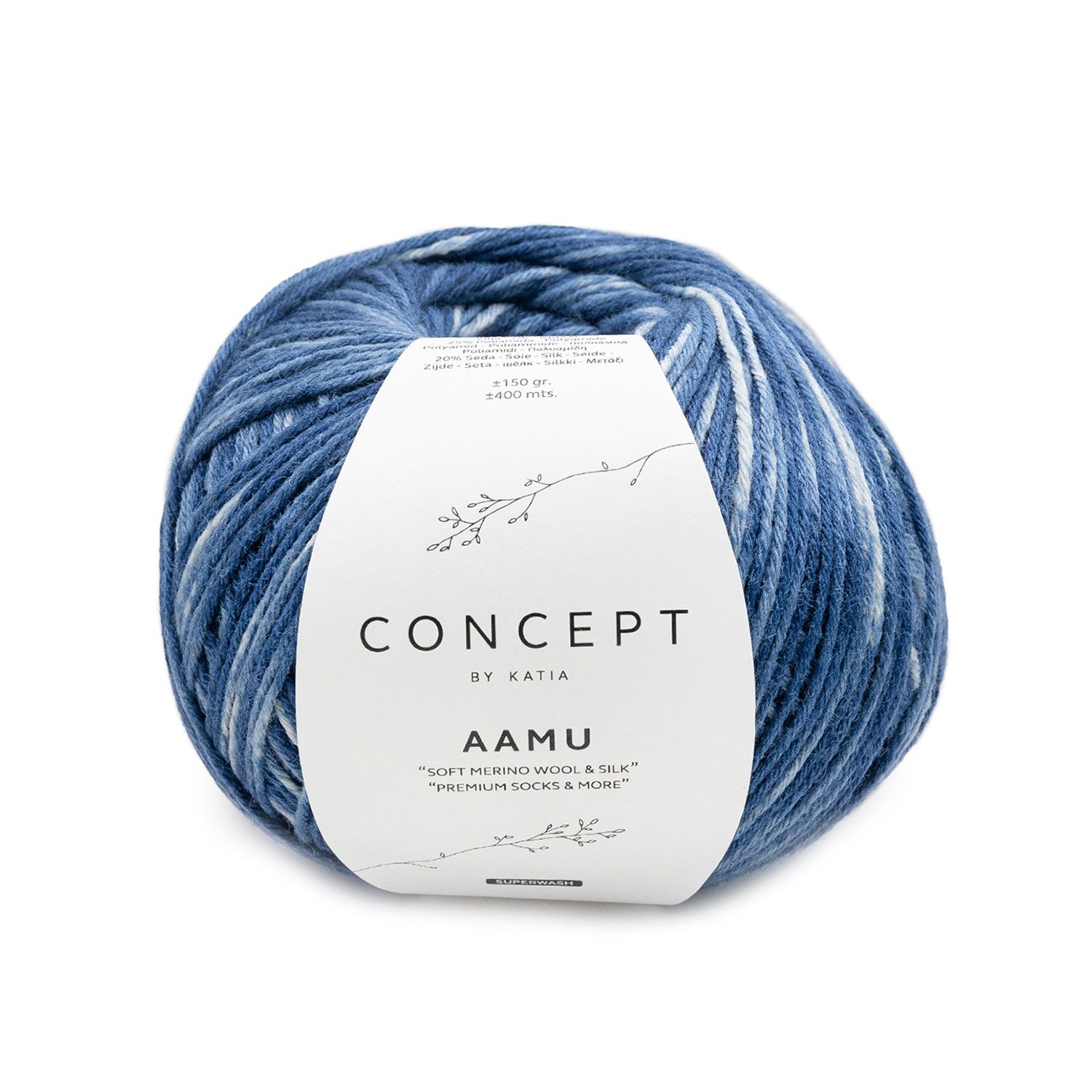 Aamu Socks, Kleur(nummer): 300 - Jeans