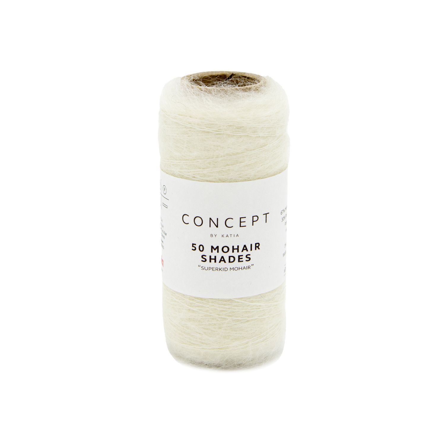 50 Mohair shades, Kleur(nummer): 1 - Ecru