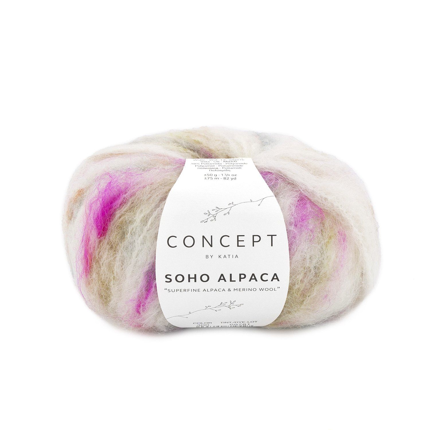 Soho Alpaca, Kleur(nummer): 300 - Ecru-Meerkleurig