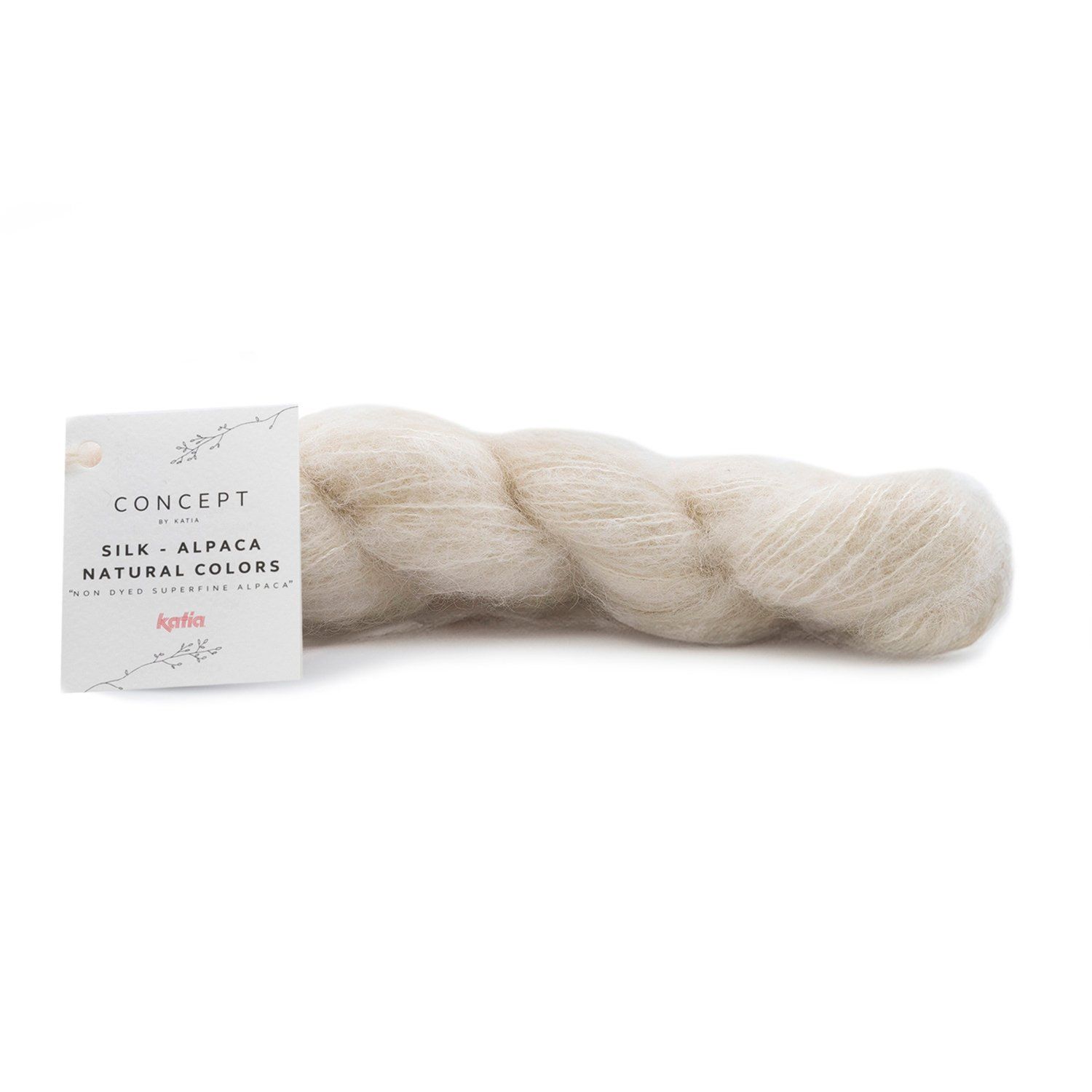 Silk-Alpaca Natural Colors, Kleur(nummer): 100 - Ecru