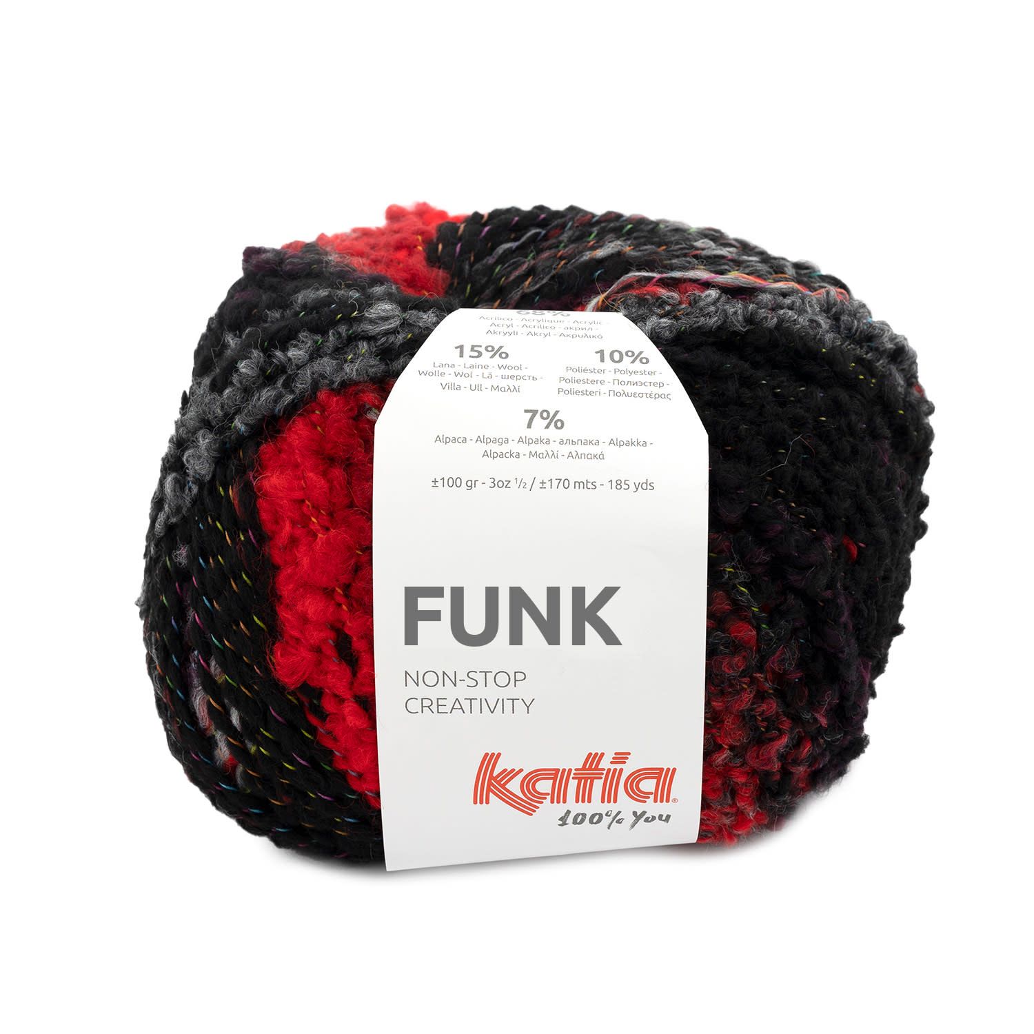 Funk, Kleur(nummer): 70 - Grijs-Rood