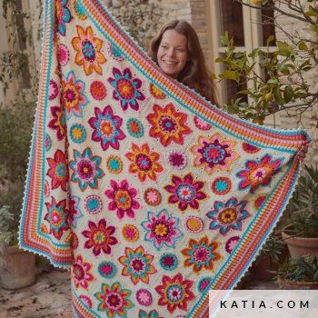 VOORORDER: Flowers Forever CAL Kit UNICO: Gehaakte Bloemdeken