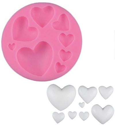 Siliconen mal Hearts