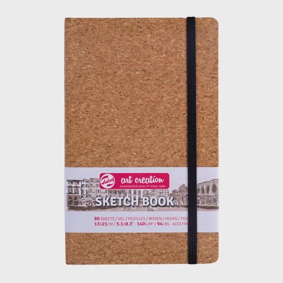 Talens Art Creation Schetsboek Kurk | 13 x 21 cm, 140 g, 80 vellen