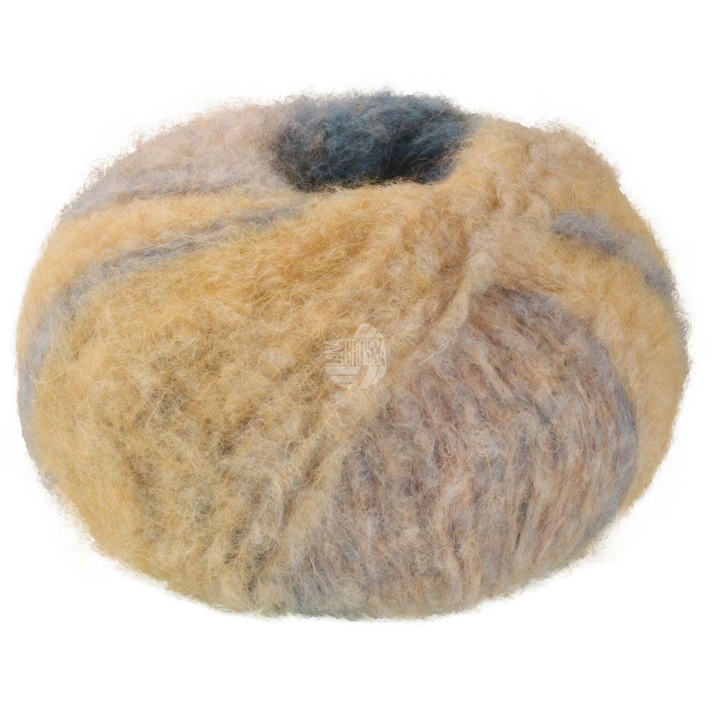 Gigante Multi, kleur (nummer): 101 - Grijsblauw/beige/grijsrood/mandarijn/petrolgroen/grijsgeel