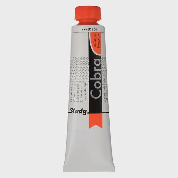 Study Olieverf Tube 40 ml, Kleur(nummer): 104 - Zinkwit