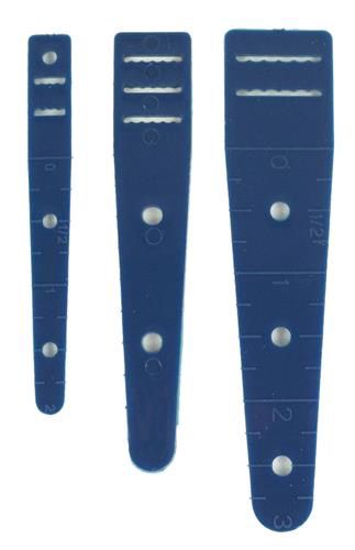 Inrijgers voor elastiek 6, 12 en 18mm