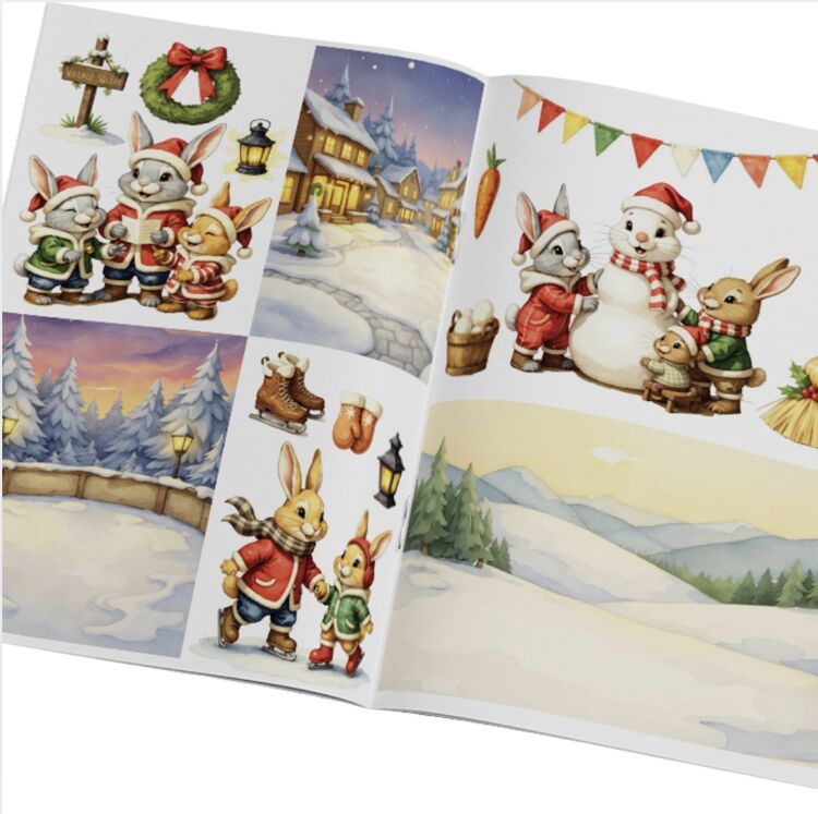 Snowy Bunnies Boek