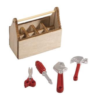 Houten Mini gereedschapskist FSC 100%