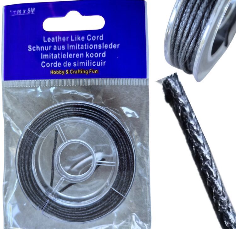 Leather like cord