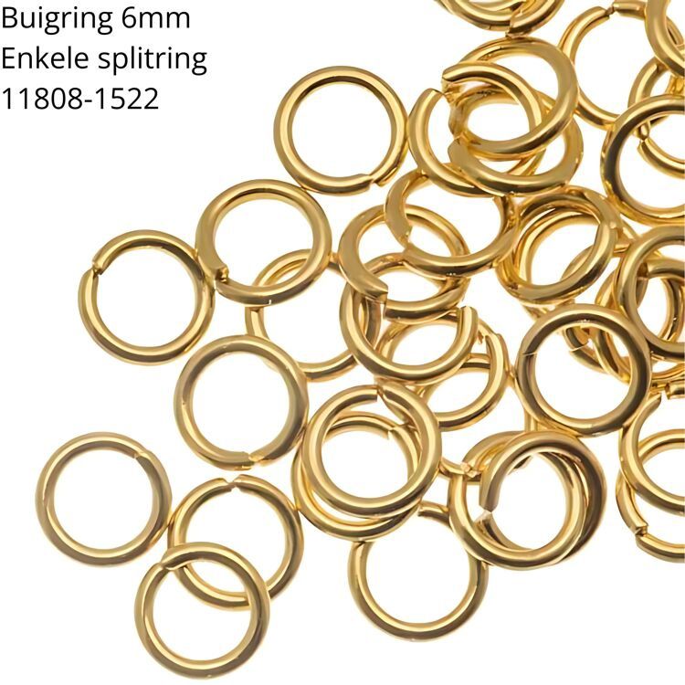 Single split ring 6mm