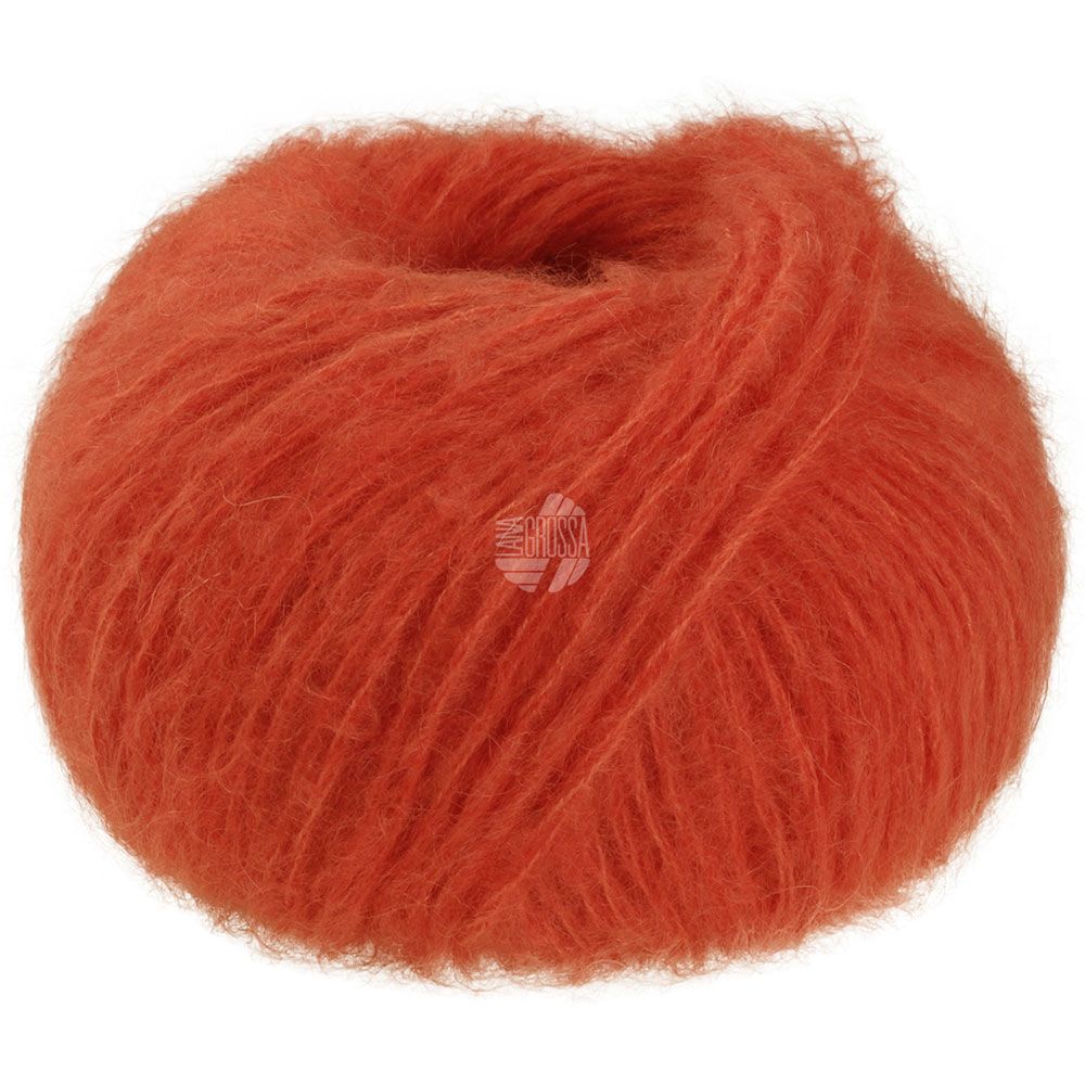 Mohair di Gio, kleur (nummer): 6 - Oranjerood