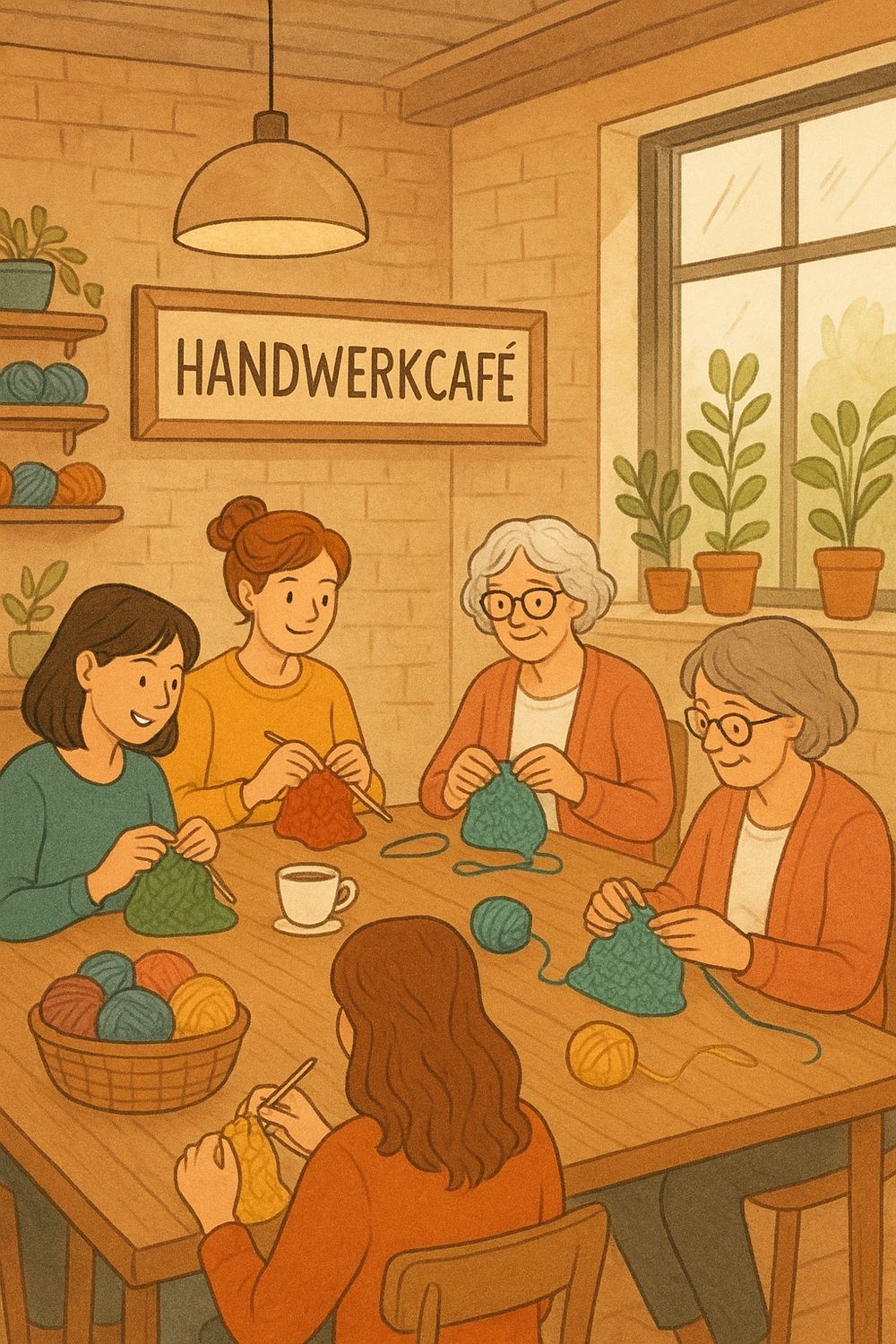Handwerken in een groep