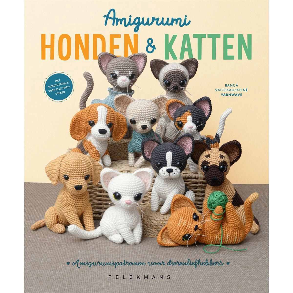 Boek Amigurumi Honden en katten.