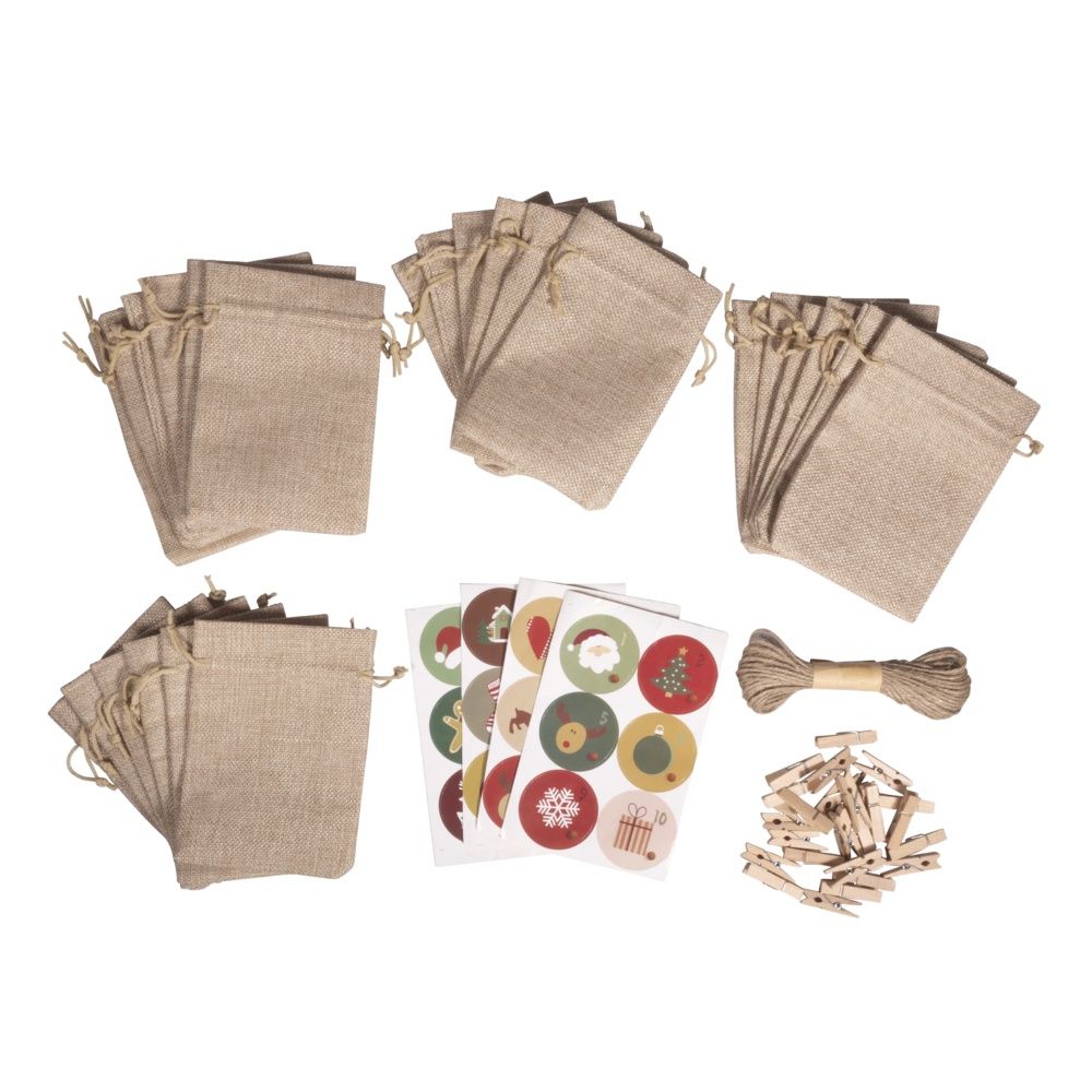 Adventskalender incl. cijfers 1-24