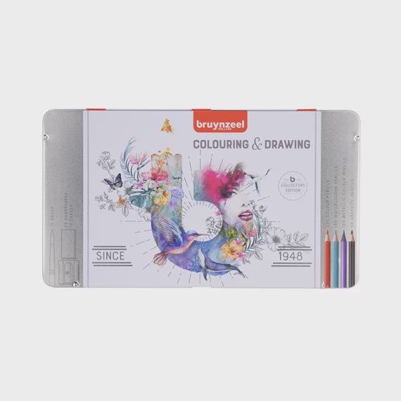 Kleur- en tekenset 70 delig