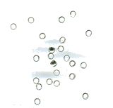 Knijpkraal rond zilverkleur 2mm